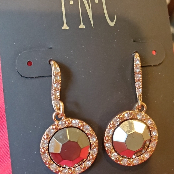 I.N.C. Rose Gold Cuff Bracelet and Earrings set - Picture 4 of 7